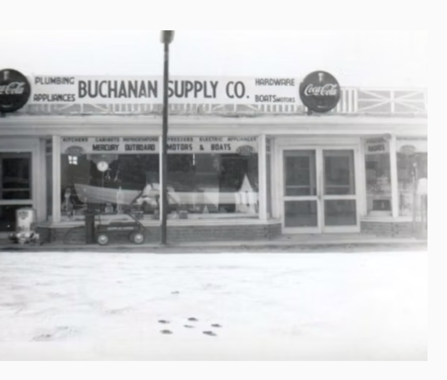 Historic Buchanan Supply Co. storefront